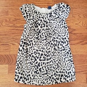 Baby Gap Leopard Print Cord Shift Dress